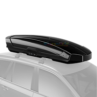 320L 600L Ultra Mince Étanche Abs Plastique Top Coffre De Toit De Voiture Suv Universel Bagages Coffre De Toit Voiture Stockage Toit Cargo Box