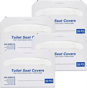 Housse <span class=keywords><strong>de</strong></span> siège <span class=keywords><strong>de</strong></span> <span class=keywords><strong>toilette</strong></span> jetable en papier pulpe 1/2 fois soluble dans l'<span class=keywords><strong>eau</strong></span> biodégradable paquet <span class=keywords><strong>de</strong></span> 250 pièces rouleau <span class=keywords><strong>de</strong></span> mouchoirs souples - Product Image 3