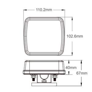 <span class=keywords><strong>Kit</strong></span> de feux arrière de <span class=keywords><strong>remorque</strong></span> <span class=keywords><strong>sans</strong></span> <span class=keywords><strong>fil</strong></span> à LED Magnetic 2.4G Wireless Tail Light Turn Signal Indicator Brake Stop Lamp For Towing - Product Image 5