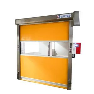 easy maintenance fast speed roller door suppliers aluminum alloy frame fast closing plastic door customizable fast shutter door