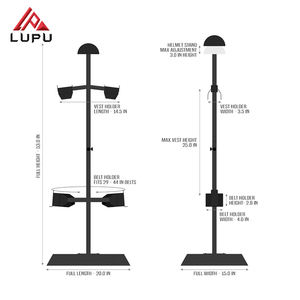 Expositor de Casco Táctico, Soporte para Chaleco Táctico, Soporte para Equipo Táctico, Soporte de Almacenamiento Independiente para Interiores - Product Image 3