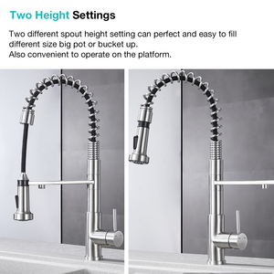 3 Way Filter Drinking Water Sink Mixer Tap Pull Down Kitchen Faucet - Product Image 3