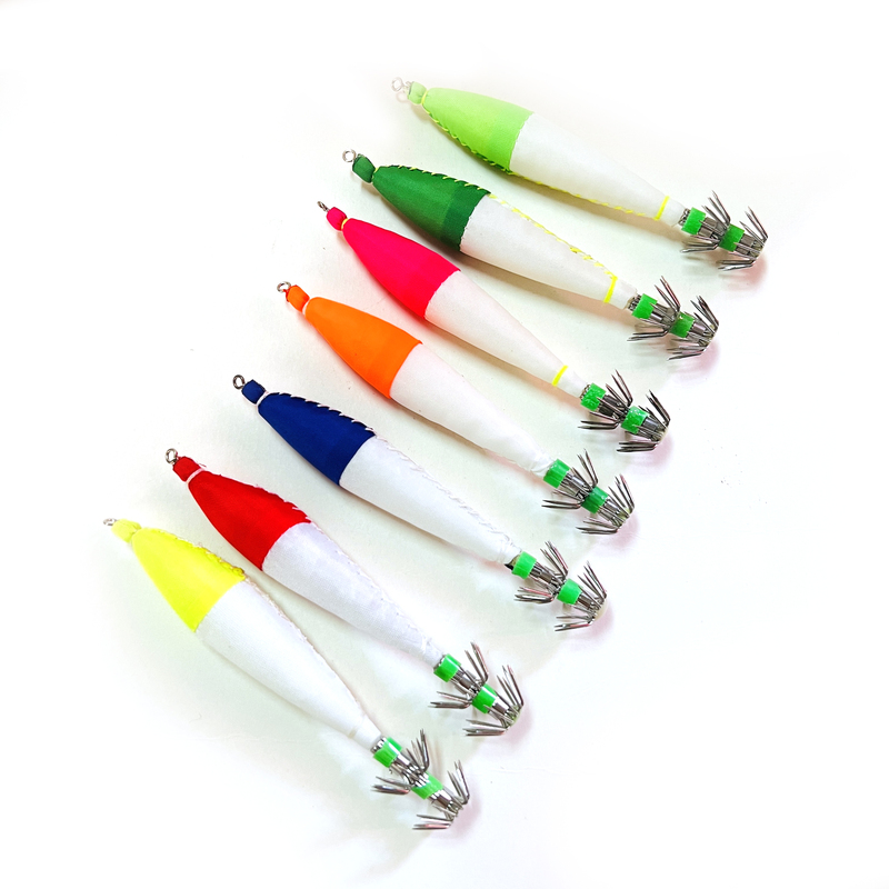 Shrimp Fishing Fabric Covered Multi Color