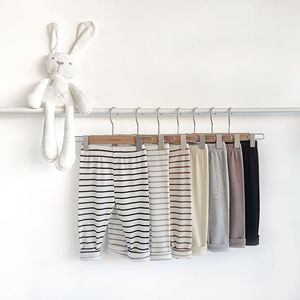 <span class=keywords><strong>Leggings</strong></span> Casual per Bambini in Misto Cotone <span class=keywords><strong>a</strong></span> Costine con Rivestimento in PU e Stampa per Ragazze e Ragazzi - Primavera/Autunno con Elastico in Vita e Strisce Sottili - Product Image 3
