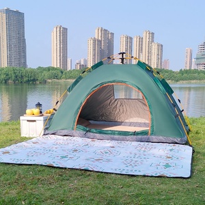 Tienda de campaña automática para acampar, 2-3/3-4 personas, playa al aire libre, tienda de refugio para peces, <span class=keywords><strong>Material</strong></span> Oxford, senderismo, tienda portátil impermeable a prueba de sol - Product Image 6