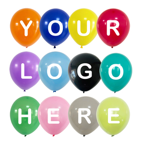 Bán buôn 12 inch globos tùy chỉnh in màu Xanh Ballon quảng cáo bóng với logo - Product Image 3