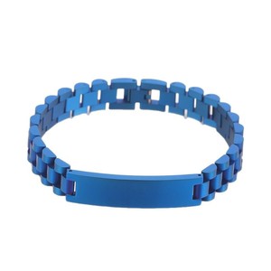 <span class=keywords><strong>Bracciale</strong></span> Rettangolare Punk all'Ingrosso - Acciaio Inossidabile <span class=keywords><strong>Incisione</strong></span> Personalizzata Lettere/Parole, Alta Qualità Unisex - Product Image 5