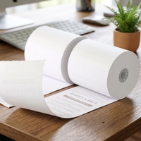 Rouleaux de papier thermique pour caisse enregistreuse industrielle Gold East BPS Free 57*40mm, écologiques, sensibles à la chaleur, pour imprimantes POS et ATM