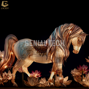 Sgl166 Chinese Traditionele Lente Paard Jaar Lantaarn Tentoonstelling Festival Thema Lantaarn Voor Park - Product Image 6