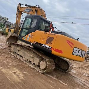 Excavadora de Orugas SANY 215-9 Usada, Maquinaria de Movimiento de Tierras para Construcción en Buenas Condiciones con Pocas Horas de Uso en Venta - Product Image 1