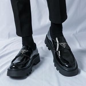 Zapatos Oxford de Hombre Británicos, Impermeables, de Cuero Genuino, Punta Cerrada, Hechos a Mano, para Boda, Formales, Casuales de Negocios, Antideslizantes, con Hebillas y Correas - Product Image 3