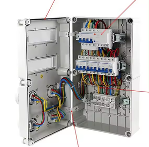MCB Modular Electrical Power Switchgear Main Circuit Breaker Panel Switch Control Box 3 Phase MCB Modular Distribution Board - Product Image 6