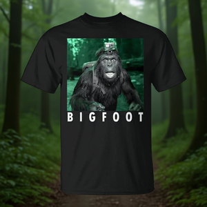 Camiseta Unisex para Adultos Bigfoot Sasquatch con Cuello Redondo y Manga Corta, para Vlogs de GoPro y Excursionistas - Product Image 3