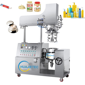 Système de mélangeur homogénéisateur sous vide HUAJIE 50l, usine de fabrication de crème, homogénéisateur à levage hydraulique, mélangeur de réservoir émulsifiant - Product Image 3
