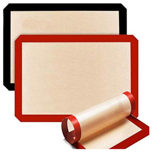 Factory Direct Sales Wholesale Eco-Friendly Disposable <b>Silicone</b> Cookie <b>Baking</b> Mat Liners 30x21cm 0.70mm Thick Non-Stick - Product Image 1