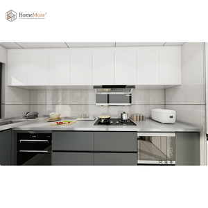 HomeMore - Diseño Moderno y Personalizable, Muebles <span class=keywords><strong>de</strong></span> <span class=keywords><strong>Cocina</strong></span> Modulares <span class=keywords><strong>de</strong></span> Acero Inoxidable, Saludables y Duraderos para Toda la Casa - Product Image 1