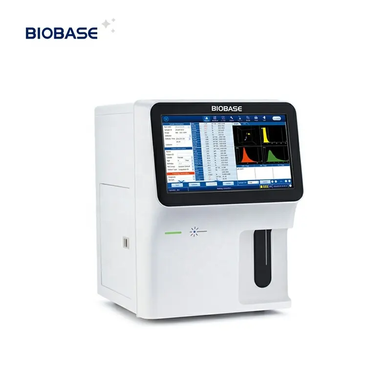 Biyobaz çin veteriner hematoloji analizörü 5 bölüm analizador bioquimico