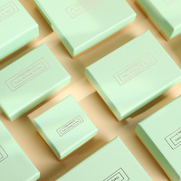 Nouvelle Boîte d'Emballage de Bijoux Gaufrée avec Lettres en Mousse, Design Élégant pour Bagues, Boucles d'Oreilles, Colliers et Accessoires – Vente en Gros