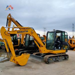 Mini-excavatrice Komatsu PC56 de 5,6 tonnes, peu utilisée, fiable pour la construction et l'aménagement paysager, équipement Komatsu d'occasion - Product Image 1