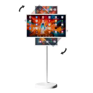 32-inch Smart TV Android 12.0 6+128G Angle Height Adjustable Mobile Monitor Portable Touch Screen TV LCD Display Smart Screen