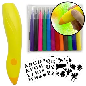 Lieferant benutzer definierte ungiftige 20 Farb spray Aquarells tift Kinder farbige Zeichnung Ladung Wasser markierung stift mit Logo