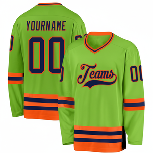 Maillot de hockey sur glace professionnel personnalisé 2025 OEM Premium Team Uniform Sublimation Sportswear Chemise de jeu de haute qualité Fournisseur en gros - Product Image 1