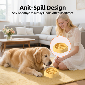 Yetenekli üretim yuvarlak PP dört renk lüks yavaş besleyici Cuenco Para Mascotas hayvan mama kasesi köpek için - Product Image 2