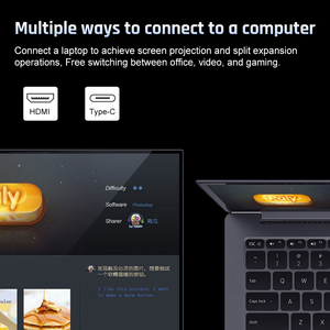 13.3 inch thứ hai Sreen 4K màn hình di động cổng USB OLED màn hình cảm ứng màn hình với cảm ứng điện dung - Product Image 5