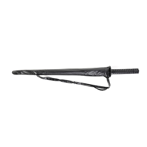 Haute qualité coupe-vent noir japonais samouraï <span class=keywords><strong>épée</strong></span> Katana conception Golf <span class=keywords><strong>parapluie</strong></span> <span class=keywords><strong>luxe</strong></span> Auto fonction droite pongé UV manuel - Product Image 3