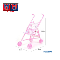 Vente en gros chariot pliant pour bébé, jouet Buggy poussette planche matériel belle poupée bébé Go chariot poupée poussette