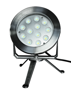 2025 New Arrival IP68 RGB + CCT LED dưới nước nhẹ Lũ lụt 27 Wát điều khiển từ xa hồ bơi đài phun nước vườn cảnh quan thủy tinh - Product Image 6