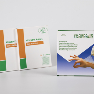 Pansement en gaze de <span class=keywords><strong>vaseline</strong></span> non stérile 15x20cm, gaze de coton absorbante médicale 100% imprégnée de pétrolatum non adhérente, conforme ISO - Product Image 5