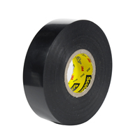 Ruban adhésif isolant en PVC noir de 20 m, 33+ adhésif thermofusible, imperméable, 0,18 mm, Cinta Aislante Electrica Super 33