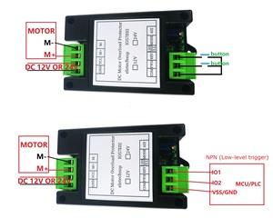 DC 12V 24V Brushed <strong>Motor</strong> <strong>Forward</strong> <strong>Reverse</strong> <strong>Controller</strong> Overload Overcurrent Short <strong>Circuit</strong> Overheat Protector Module - Product Image 4
