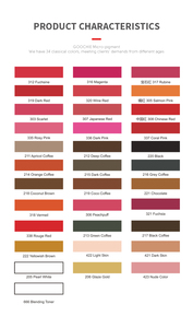 Goochie – tatouage organique PMU Microblading encre à Pigment pour sourcils maquillage Permanent - Product Image 6