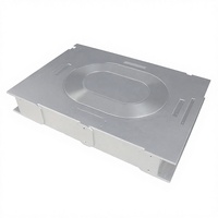 Refroidisseur de processeur à eau pour boîtier d'ordinateur avec dissipateur thermique en cuivre et aluminium, faible bruit 20dBA, usinage CNC, 2.4W, 28CFM