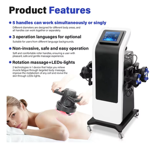 Nueva Tecnología Rusa, Rodillo de Masaje con Rotación de 360°, Máquina Adelgazante Corporal, Máquina de Relajación Muscular con Vibración, Máquina Reductora de Celulitis - Product Image 3
