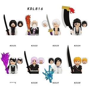 Bloques de Construcción de Anime Bleach, Figuras de Acción de Kurosaki Ichigo y Kuchiki <span class=keywords><strong>Rukia</strong></span>, Ladrillos Coleccionables Móviles, Juguetes de Regalo de Navidad - Product Image 6