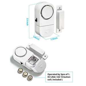 Set of 6 Home <b>Safety</b> <b>Sensors</b> Wireless Independent Magnetic Door & Window Entry <b>Sensors</b> - Product Image 4