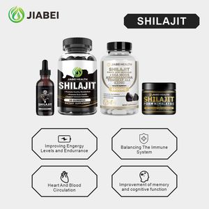 Jabei OEM/ODM Gommes <span class=keywords><strong>Shilajit</strong></span> de marque propre Approvisionnement en usine Gommes de l'Himalaya pur, Gouttes, Capsules - Product Image 2