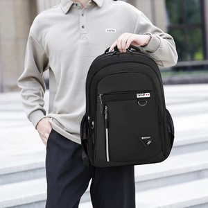 Laptop <b>Backpack</b> For Men Black <b>Large</b> Capacity Business Travel With Computer Interlayer Summer 2024 - Product Image 1