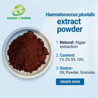Extrait d'Haematococcus Pluvialis en Poudre d'Astaxanthine d'Algues Rouges Naturelles 2% 3% 5% 10% Fourniture Directe Usine