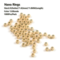 En gros 2.5MM,2.9mm,4.0mm Nano Micro Bagues Perles Lien Extensions de Cheveux Outils