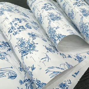 Or Argent 100% Vierge Kraft Papier Cire Écologique Recyclable Approvisionnement d'usine Dessins Imprimés Meilleure Visibilité Étanche À L'humidité - Product Image 4