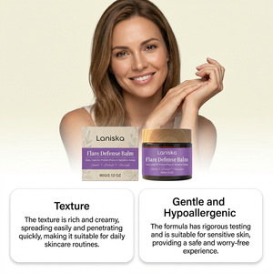 Crème de soin pour la peau avec une variété d'ingrédients à base de plantes, soin apaisant pour le corps, crème hydratante pour massage cutané. - Product Image 3