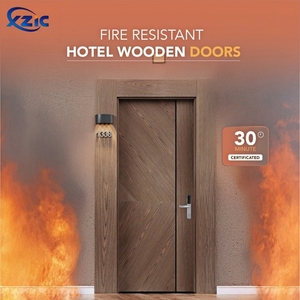 Porta Tagliafuoco in Legno Certificata UL da 20 Minuti, Insonorizzata con Anima in Minerali, per <span class=keywords><strong>Hotel</strong></span>, Appartamenti e Settore Alberghiero - Product Image 1