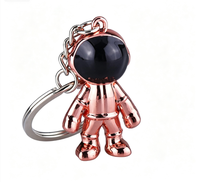 Porte-clés Astronaute Tendance, Pendentif Spaceman Cartoon, Anneau de Clé de Voiture, Breloque de Sac à Dos, Cadeau Créatif