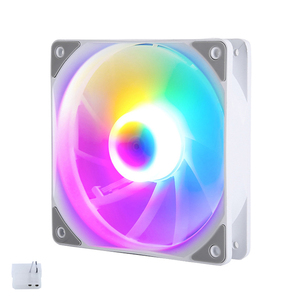 QiuzAim 120mm 12V 4Pin 2-Wire Molex RGB <span class=keywords><strong>PC</strong></span> Case Fan para soluções de refrigeração silenciosas e eficientes - Product Image 6