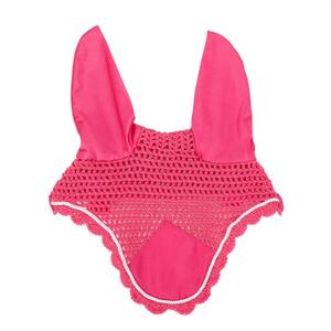 Bonnet d'oreille de cheval en crochet élégant et léger Voile de mouche fait à la main Conception confortable pour les amateurs d'équitation équestre - Product Image 6