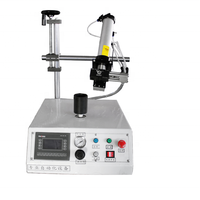 Robot distributeur de colle automatique à tête unique et quatre stations pour ampoules LED, type rotatif circulaire